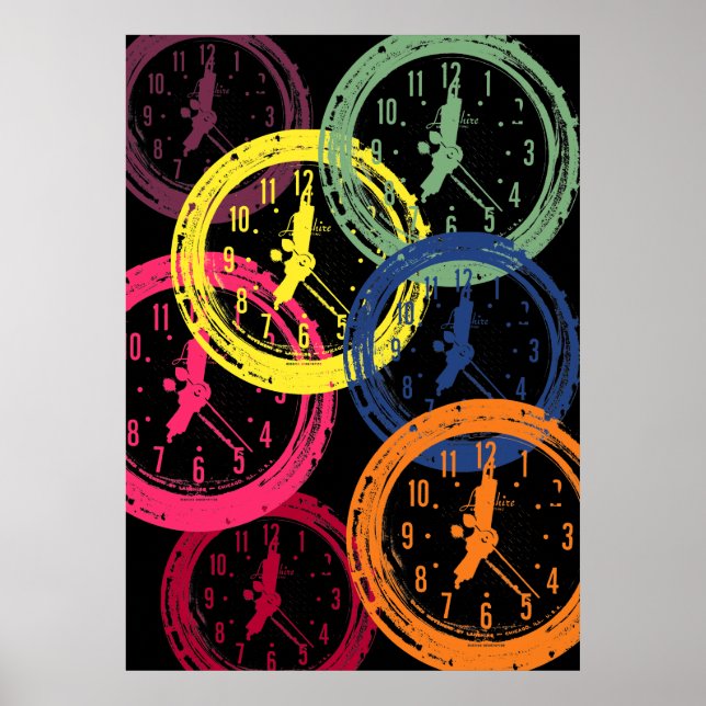 the clock - dark poster (Front)