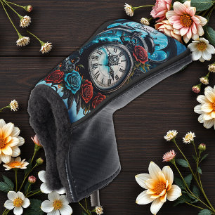 The Clock In the Mist of Infinity. Golf Head Cover