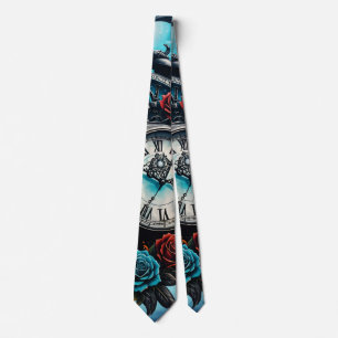 The Clock In the Mist of Infinity.  Tie