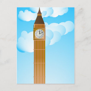The Clock tower & Big Ben Postcard