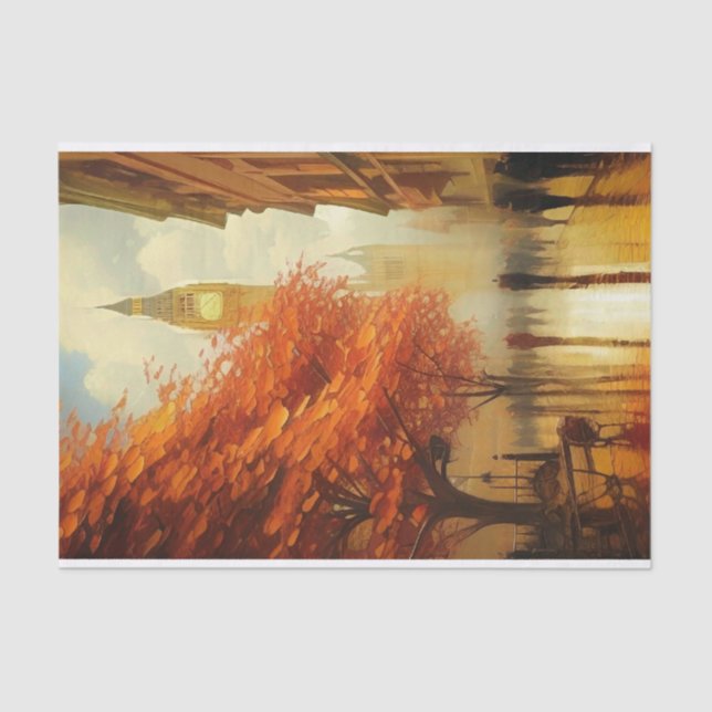 The Clock Tower Tissue Paper (Front)