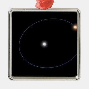 The clockwork-like orbits of a triple-star syst metal tree decoration