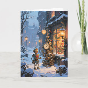 The Clockwork Toymaker Christmas Holiday Card