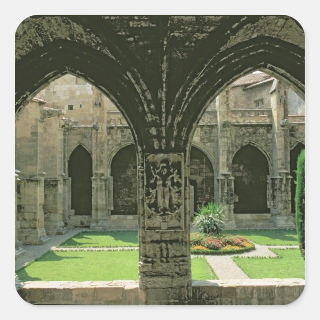 The Cloister Garden Square Sticker (Front)