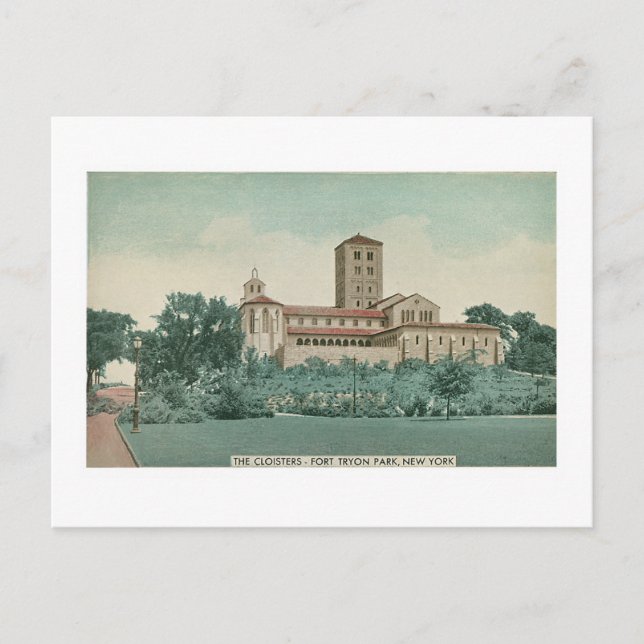 The Cloisters Fort Tryon Park, New York Postcard (Front)