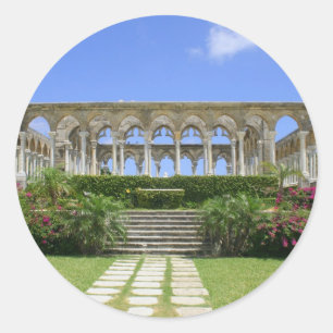 The Cloisters, Paradise Island, Bahamas Classic Round Sticker