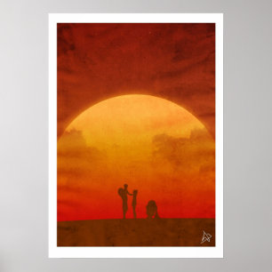 The Clone Wars Minimalist Poster