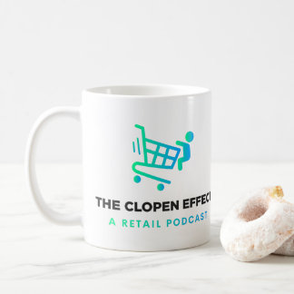The Clopen Effect - Black Logo Two-Tone Coffee Mug