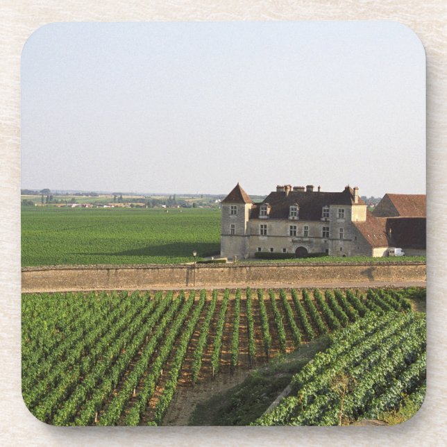 The Clos de Vougeot 16th century monastery and Coaster (Front)