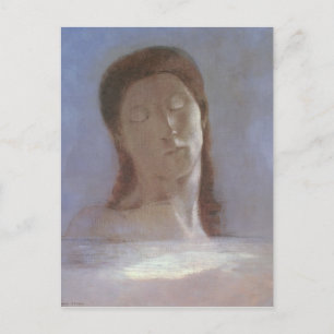 The Closed Eyes, 1890 Postcard