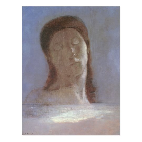 The Closed Eyes, 1890 Postcard