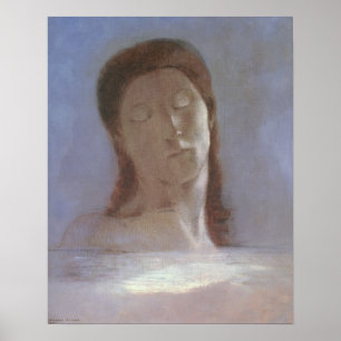 The Closed Eyes, 1890 Poster