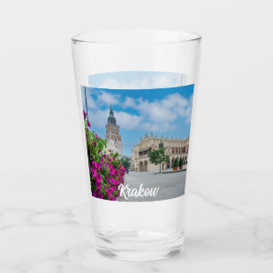 The Cloth Hall in main square in Krakow, Poland Glass