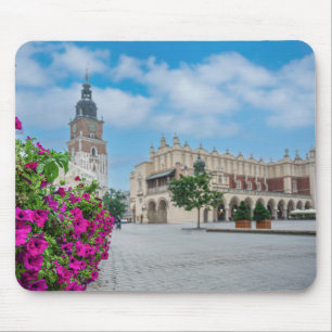 The Cloth Hall in main square in Krakow, Poland Mouse Mat