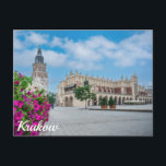 The Cloth Hall in main square in Krakow, Poland Postcard<br><div class="desc">The Cloth Hall in main square in Krakow old town,  Poland</div>