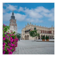The Cloth Hall in main square in Krakow, Poland