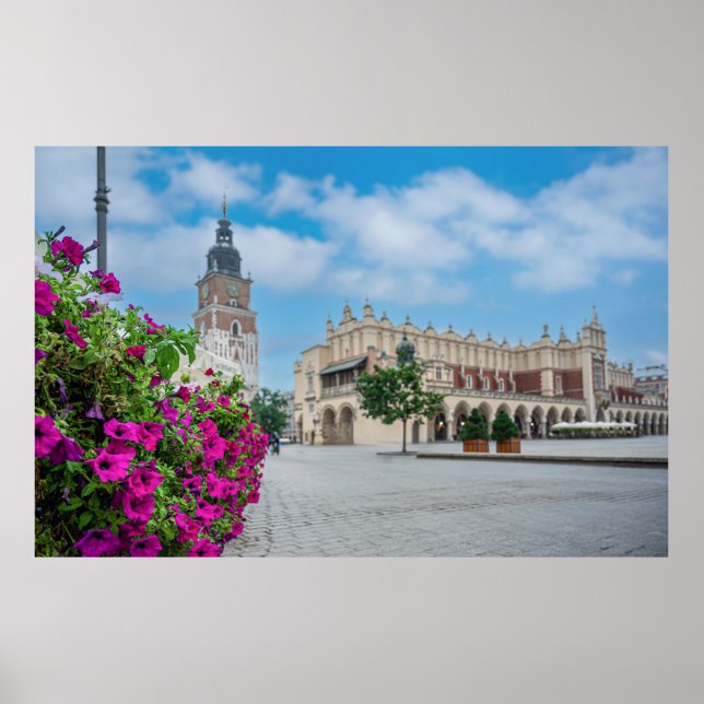 The Cloth Hall in main square in Krakow, Poland Poster (Front)