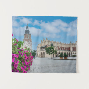The Cloth Hall in main square in Krakow, Poland Tapestry