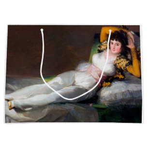 The Clothed Maja, Francisco Goya, 1798-1803 Large Gift Bag