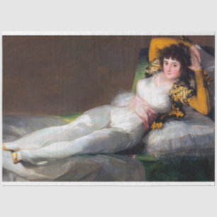 The Clothed Maja, Francisco Goya, 1798-1803 Tissue Paper