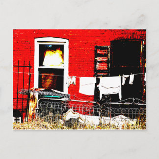 The Clothes Line Postcard
