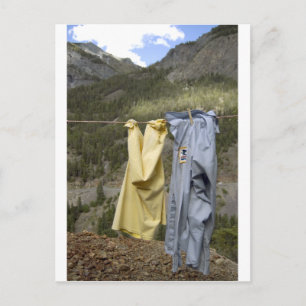 the clothesline postcard