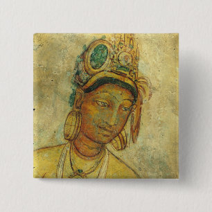 The Cloud Damsels 15 Cm Square Badge