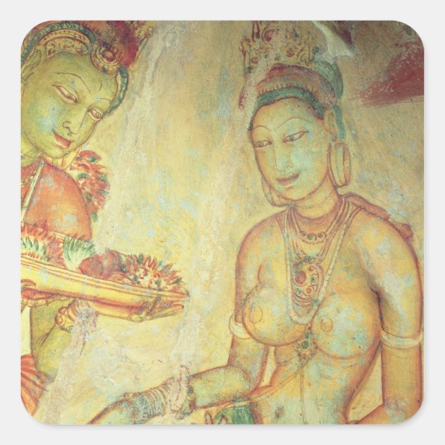 The Cloud Damsels, from the Rock Fortress Square Sticker (Front)