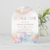The Cloud Nine Rainbow fluffy cloud Baby Shower