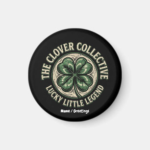 The Clover Collective Vintage Lucky Little Legend Magnet
