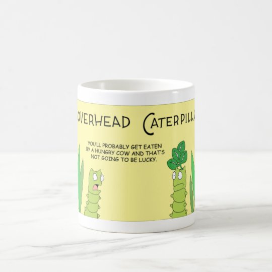 The Cloverhead Caterpillar Coffee Mug