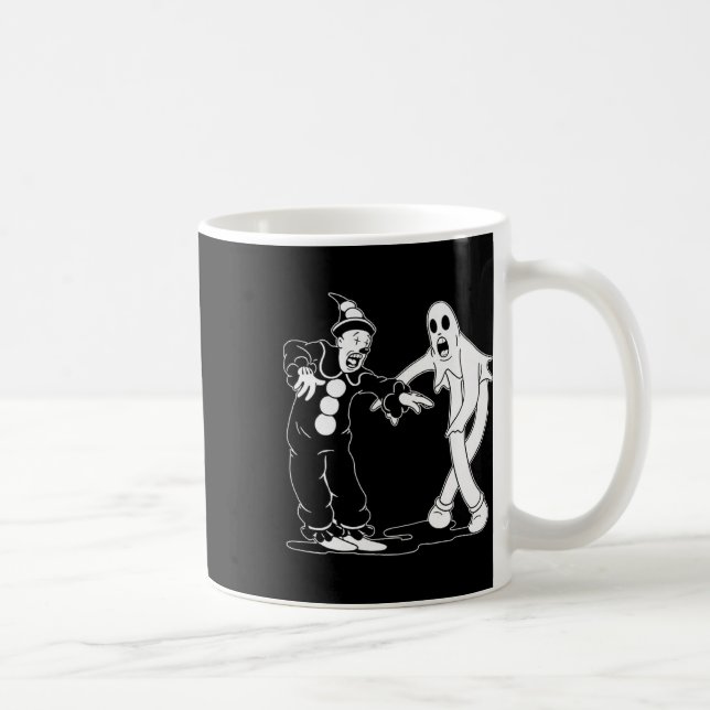 The Clown And Ghost Dancing  Coffee Mug (Right)