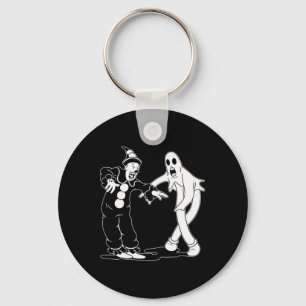 The Clown And Ghost Dancing  Key Ring