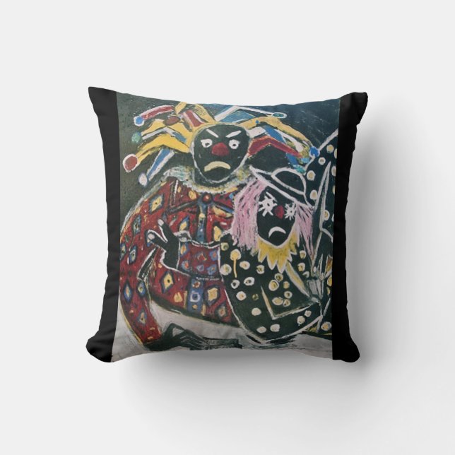 THE CLOWN AND JESTER CUSHION (Front)
