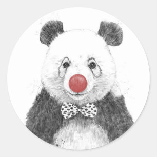 The clown classic round sticker
