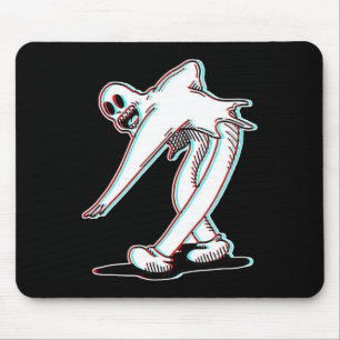 The Clown Ghost Glitch Dancing Mouse Mat