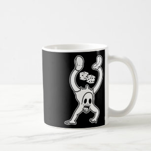 The Clown Ghost Lucky Dice Handstand Gothic Cartoo Coffee Mug