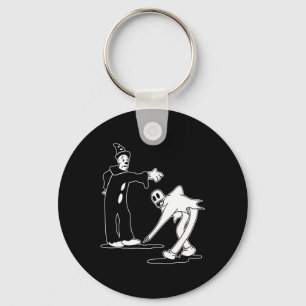 The Clown Ghost Magic Dance  Key Ring