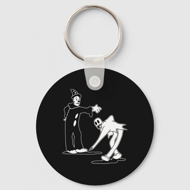 The Clown Ghost Magic Dance  Key Ring (Front)