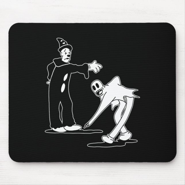 The Clown Ghost Magic Dance  Mouse Mat (Front)