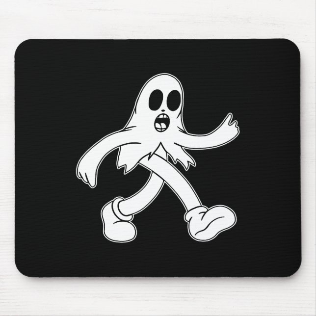 The Clown Ghost Sheet Ghost  Mouse Mat (Front)