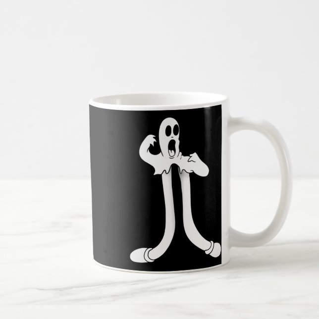 The Clown Ghost Splits Blackwork  Coffee Mug (Right)