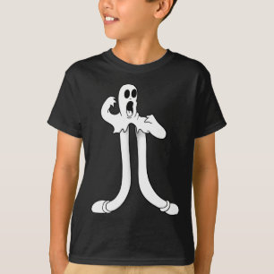 The Clown Ghost Splits Blackwork T-Shirt