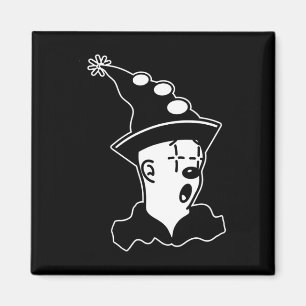 The Clown Ghost Surprised Magnet