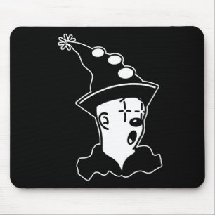 The Clown Ghost Surprised Mouse Mat