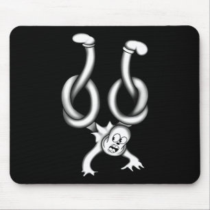 The Clown Ghost Twisted Up Mouse Mat