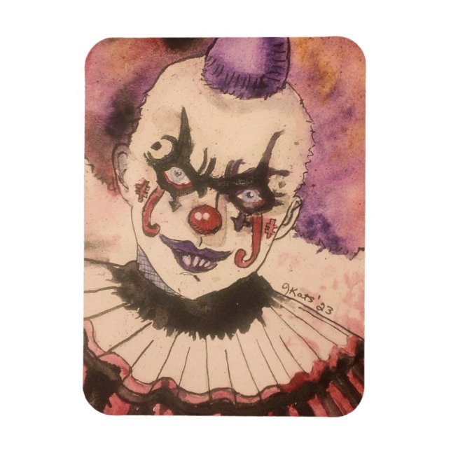 The Clown - magnet (Vertical)
