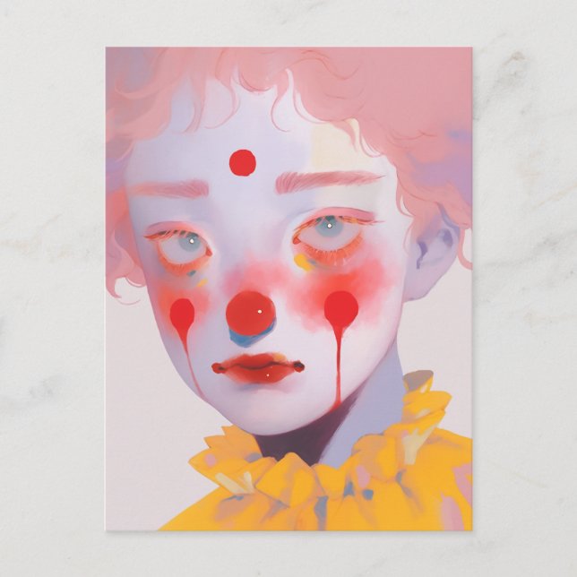 The Clown  Postcard (Front)