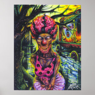 The clown - print