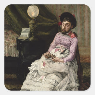 The Clown Square Sticker